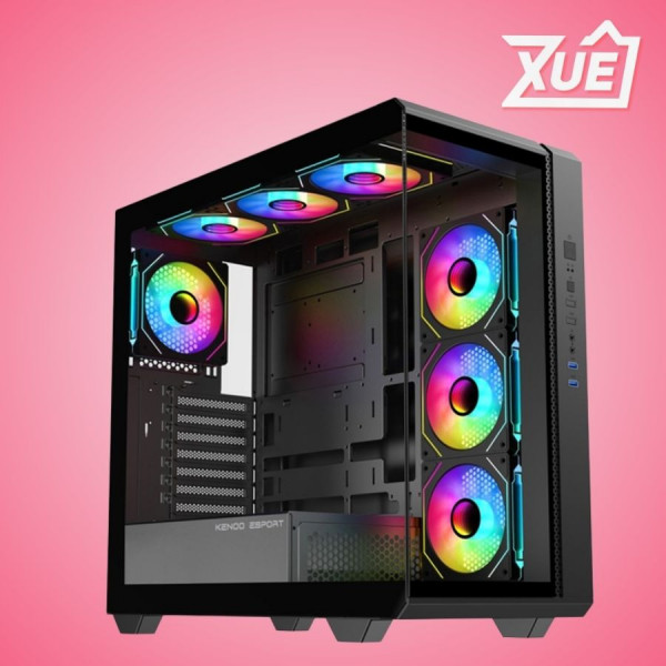 VỎ MÁY TÍNH KENOO ESPORT FK810 - MÀU ĐEN