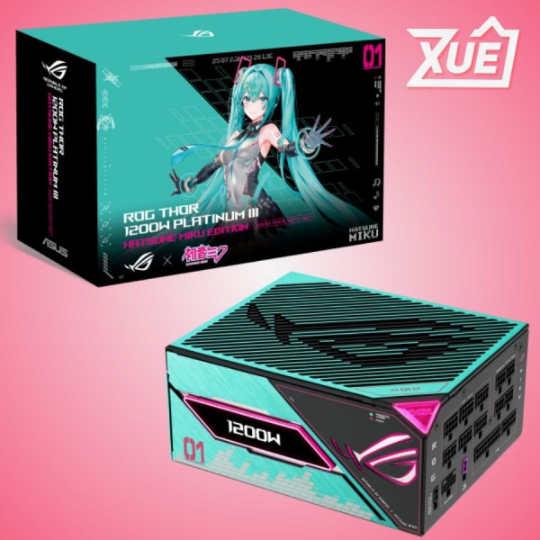 NGUỒN MÁY TÍNH ASUS ROG THOR 1200W PLATINUM III HATSUNE MIKU EDITION