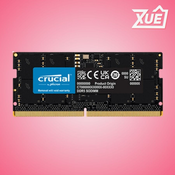 RAM LAPTOP CRUCIAL 16GB DDR5 BUS 5600MHZ (CT16G56C46S5)