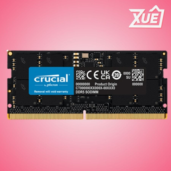 RAM LAPTOP CRUCIAL 32GB DDR5 BUS 5600 (CT32G56C46S5)