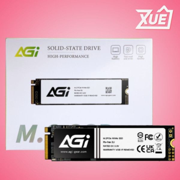 Ổ CỨNG SSD AGI AI298 512GB NVME 2280 PCIE GEN 3 X 4 - AGI512GIMAI298-CB