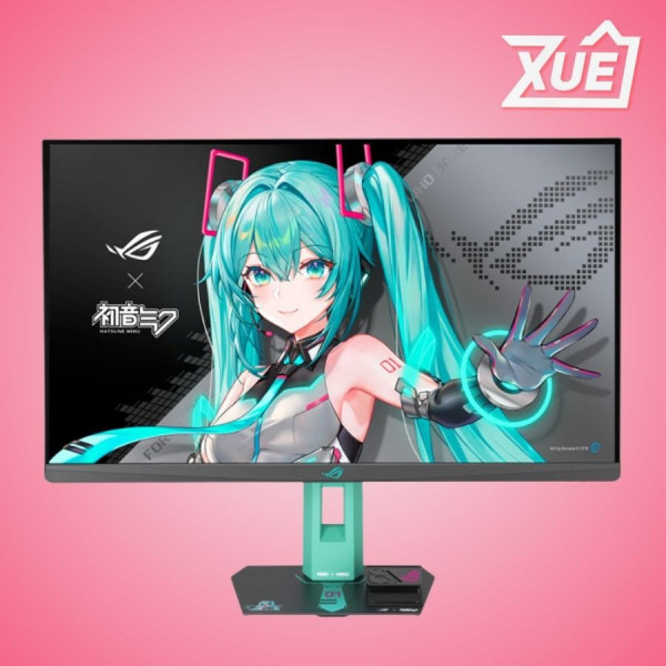 MÀN HÌNH GAMING ASUS ROG STRIX XG27ACMEG-G HATSUNE MIKU EDITION (27 INCH - IPS - 2K - 1MS - 260HZ - USB TYPEC)