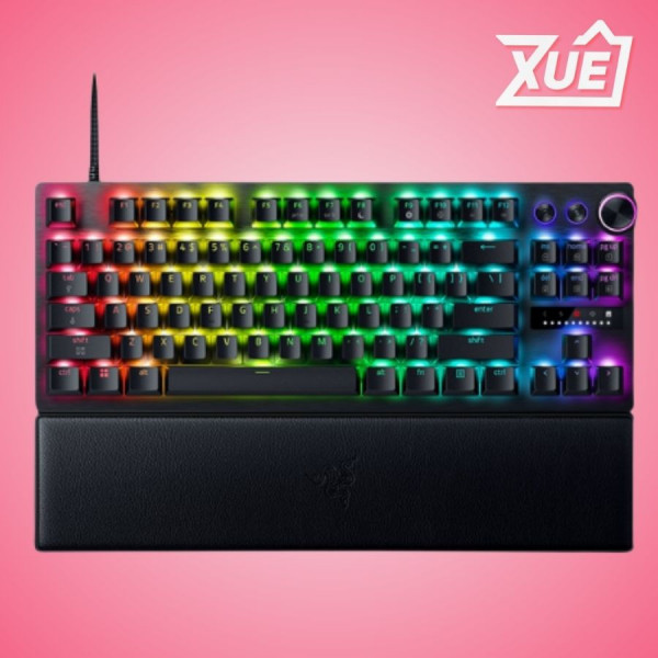 BÀN PHÍM CƠ RAZER HUNTSMAN V3 PRO TKL 8KHZ ANALOG OPTICAL SWITCH