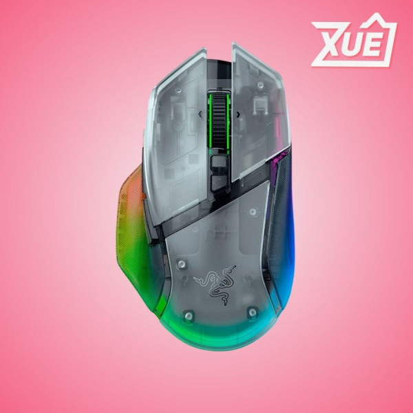 CHUỘT RAZER BASILISK V3 PRO 35K PHANTOM WHITE EDITION