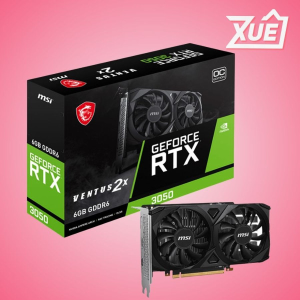 VGA MSI RTX 3050 VENTUS 2X 6GB OC