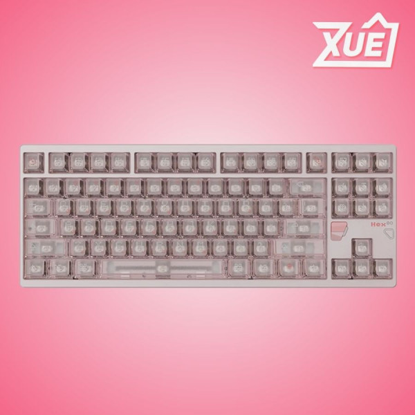 BÀN PHÍM CƠ ATK X QK HEX80 BABYPINK MAGNETIC SWITCH