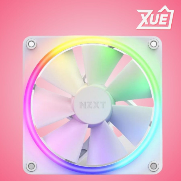 FAN CASE NZXT F120RGB - 120MM RGB FANS - SINGLE (MÀU TRẮNG) RF-R12SF-W1