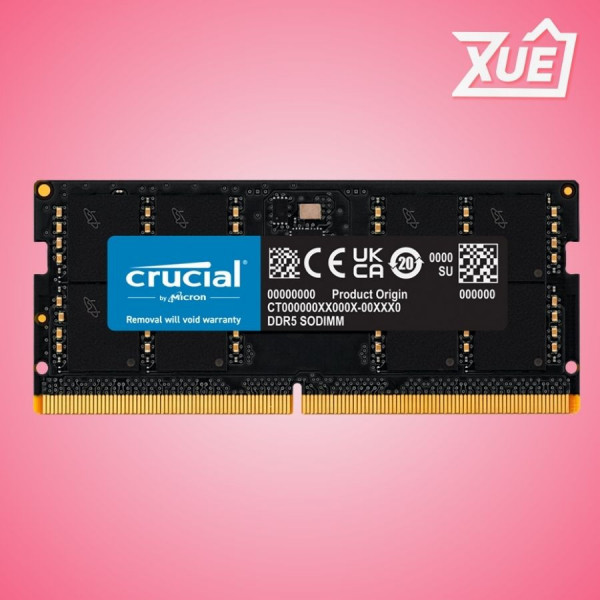 RAM LAPTOP CRUCIAL 48GB DDR5 BUS 5600 (CT48G56C46S5)