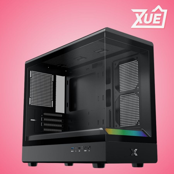 VỎ CASE XIGMATEK - PURA ML (EN48463) - PREMIUM GAMING M-ATX, ARGB LIGHTING BAR