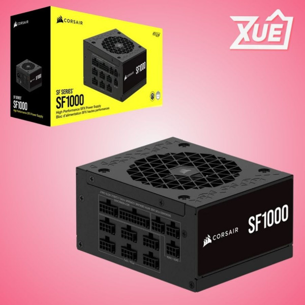 NGUỒN MÁY TÍNH CORSAIR SF1000 (ATX 3.1, PCIE 5.1, 80 PLUS PLATINUM, FULL MODUL) CP-9020257-NA