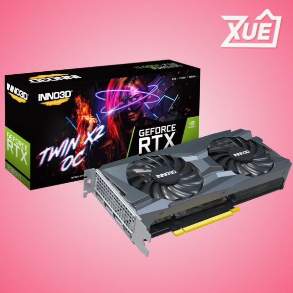 CARD MÀN HÌNH INNO3D RTX 3060TI TWIN X2 LHR (N3060T2-O8D6-119032DH)