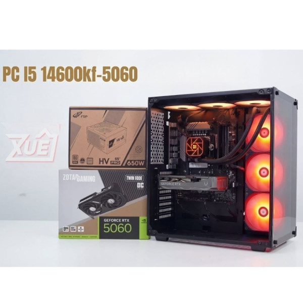 BỘ PC GAMING I5 14600KF - RTX 5060 8GB DDDR7 (XUEPCT01)