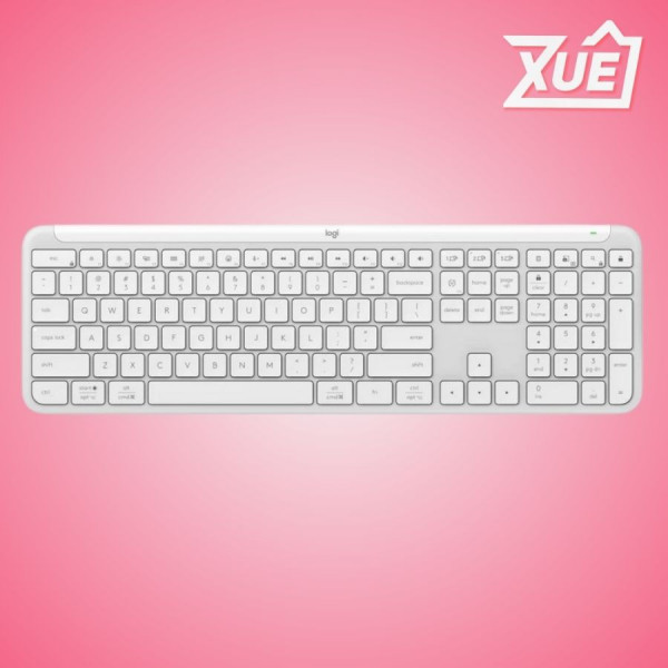 BÀN PHÍM KHÔNG DÂY LOGITECH SIGNATURE K950 (WIRELESS/BLUETOOTH) TRẮNG NHẠT - 920-012444