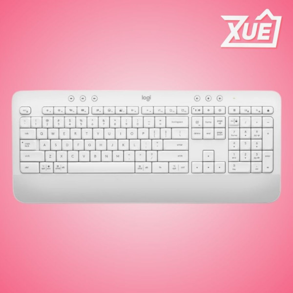 BÀN PHÍM KHÔNG DÂY LOGITECH SIGNATURE K650 (WIRELESS/BLUETOOTH ) TRẮNG NHẠT - 920-010987