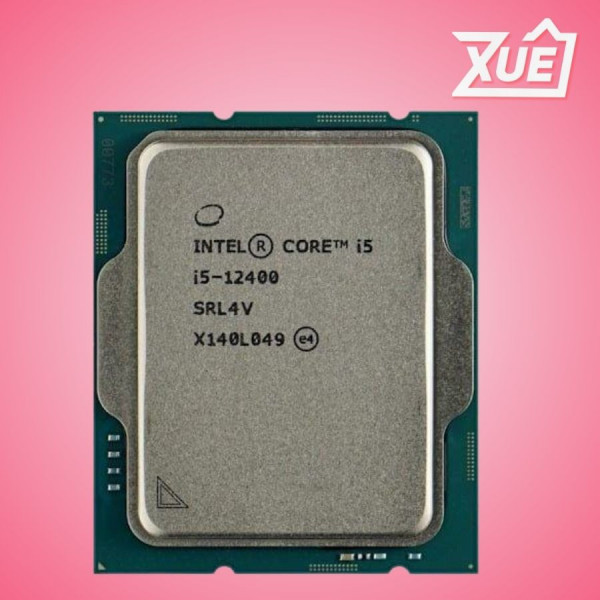 BỘ VI XỬ LÝ INTEL CORE I5-12400 - TRAY (UPTO 4.4GHZ, 6 NHÂN 12 LUỒNG, 18MB CACHE, 65W) - SOCKET INTEL LGA 1700)