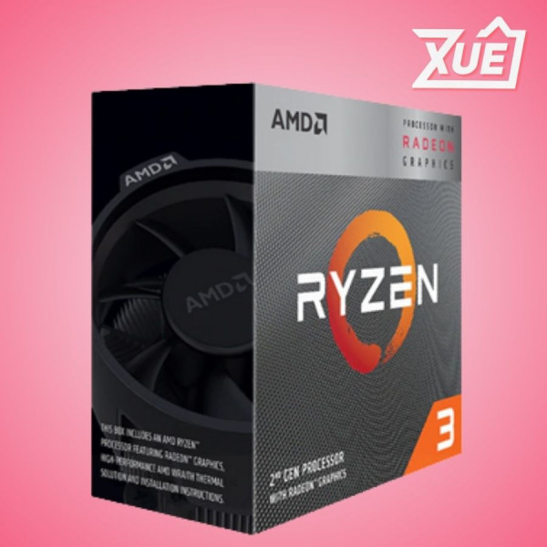 BỘ VI XỬ LÝ CPU AMD RYZEN 3 3200G - TRAY (3.6GHZ TURBO UP TO 4.0GHZ, 4 NHÂN 4 LUỒNG, 4MB CACHE, RADEON VEGA 8, 65W) - SOCKET AMD AM4 