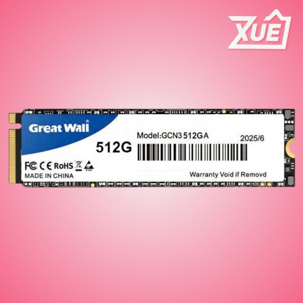 Ổ CỨNG SSD GREATWALL 512GB PCIE GEN 3 X 4 - GCN3-512G-A