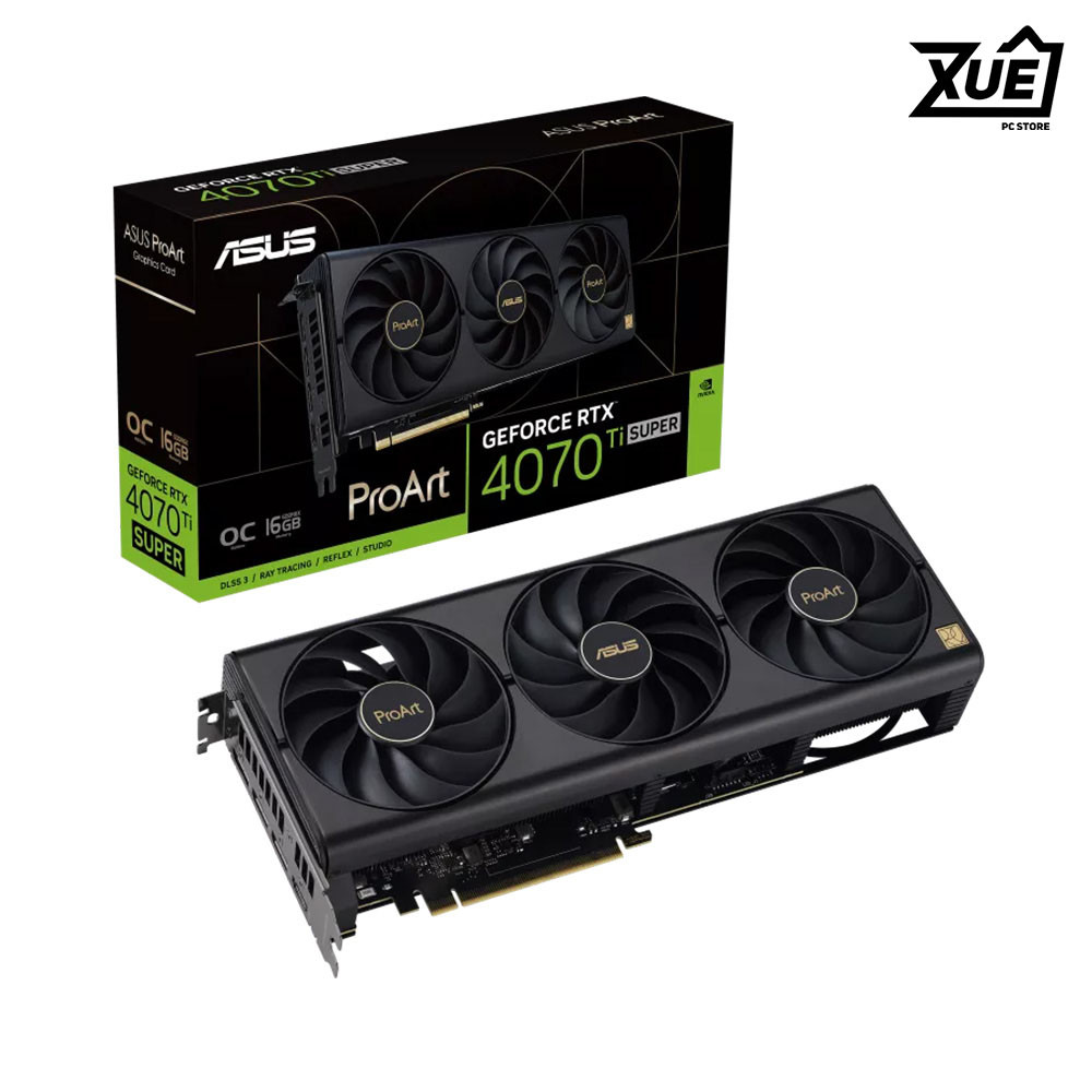 CARD MÀN HÌNH ASUS PROART RTX 4070 TI SUPER-O16G