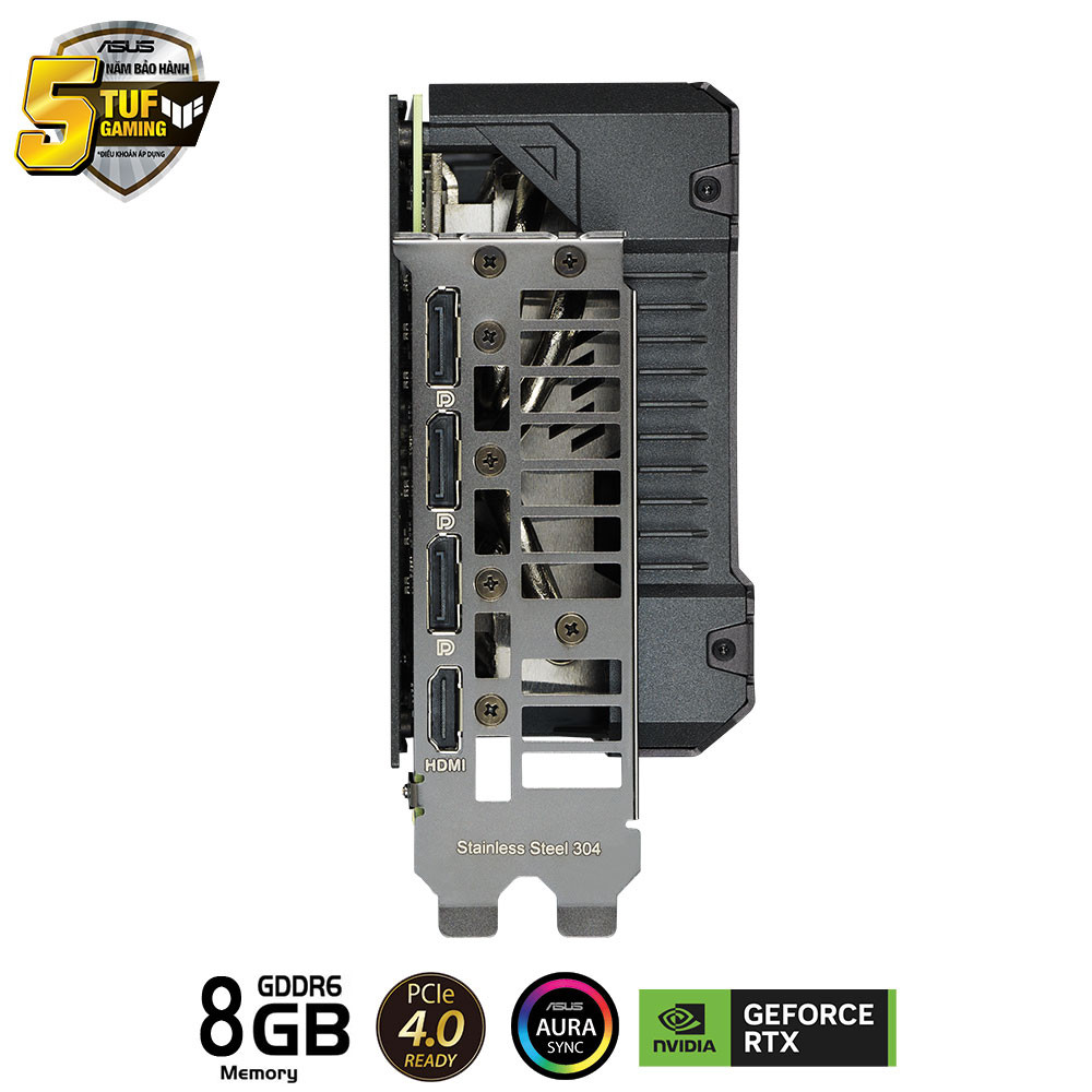 CARD MÀN HÌNH ASUS TUF RTX 4060 TI O8G GAMING GDDR6 8GB