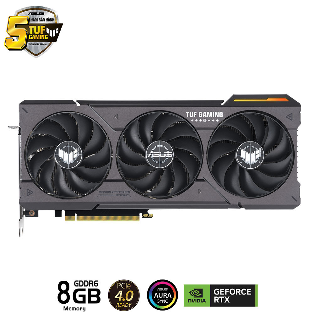 CARD MÀN HÌNH ASUS TUF RTX 4060 TI O8G GAMING GDDR6 8GB