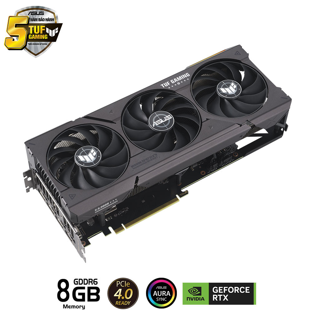 CARD MÀN HÌNH ASUS TUF RTX 4060 TI O8G GAMING GDDR6 8GB
