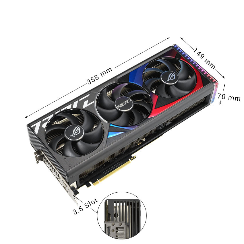 CARD MÀN HÌNH ASUS ROG STRIX RTX 4080 SUPER-O16G-GAMING