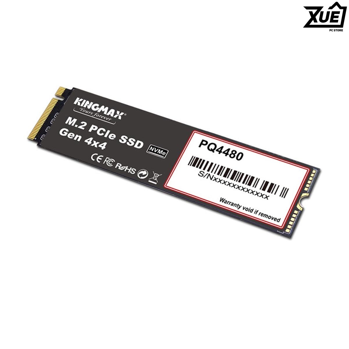 Ổ CỨNG SSD KINGMAX ZEUS PQ4480 1TB M.2 2280 PCIE NVME GEN 4X4 (ĐỌC 3500MB/S - GHI 2700MB/S) - (KMPQ44801TB)