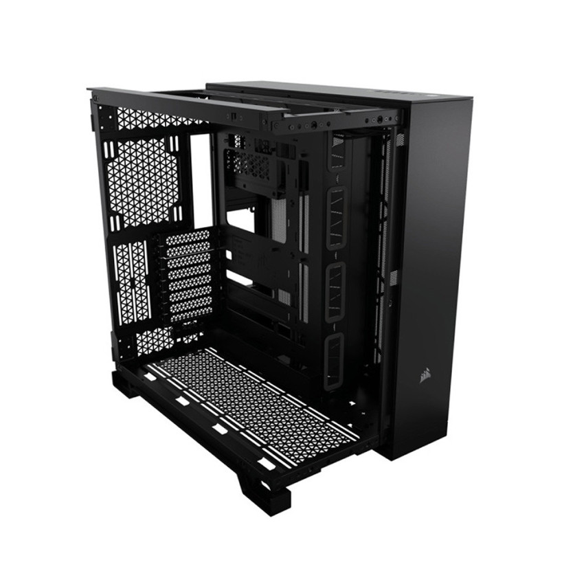VỎ MÁY TÍNH CORSAIR 6500D AIRFLOW TEMPERED GLASS BLACK (MATX/MID TOWER/MÀU ĐEN)