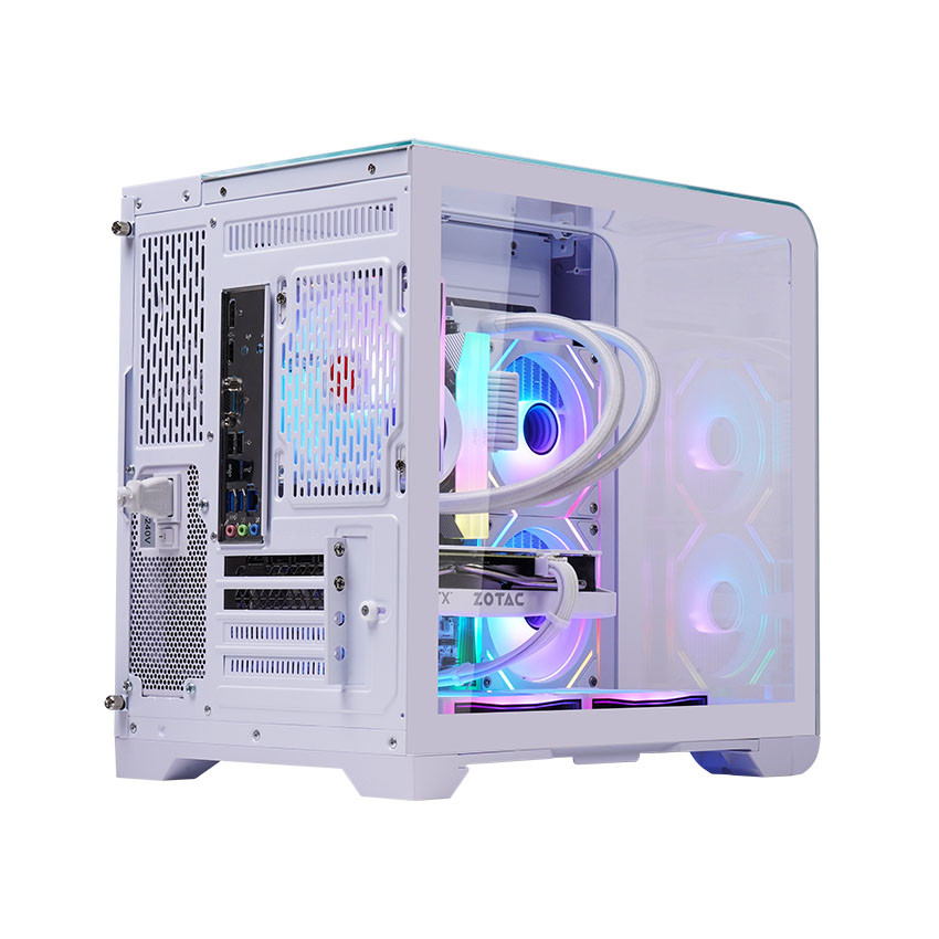 VỎ CASE MIK BARBATOS M WHITE (MATX/MID TOWER/MÀU TRẮNG)