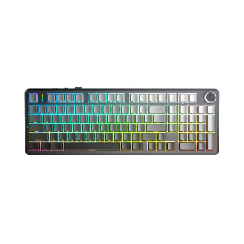 BÀN PHÍM CƠ GAMING AULA F99 PRO (3 MODE/XÁM + ĐEN GRADIENT/RGB/NIMBUS V3 SWITCH)