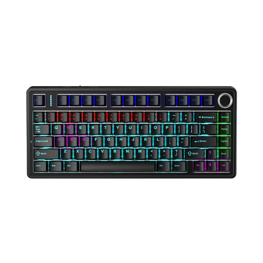BÀN PHÍM CƠ GAMING CÓ DÂY AULA F75  (USB/BLUE SWITCH/ĐEN)