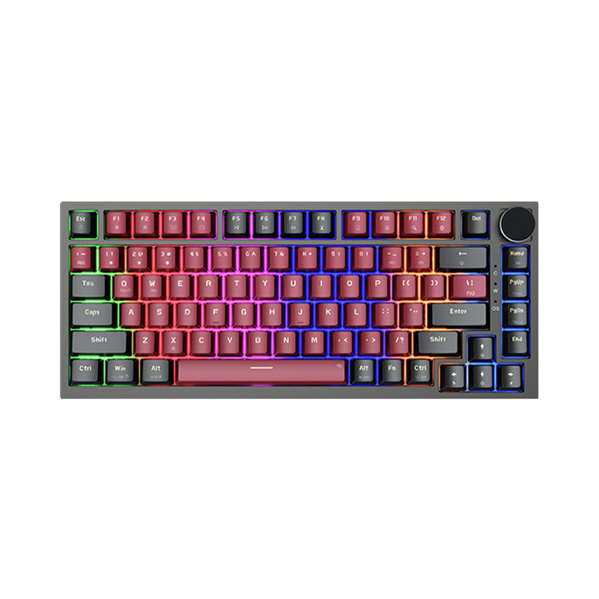 BÀN PHÍM CƠ GAMING EDRA EK375 BETA RED SWITCH (USB/PBT/LED RAINBOW)e