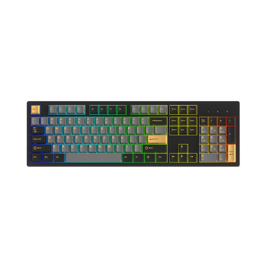 BÀN PHÍM CƠ DAREU EK104 PRO TRIPLE MODE BLACK GOLDEN DAREU DREAM SWITCH