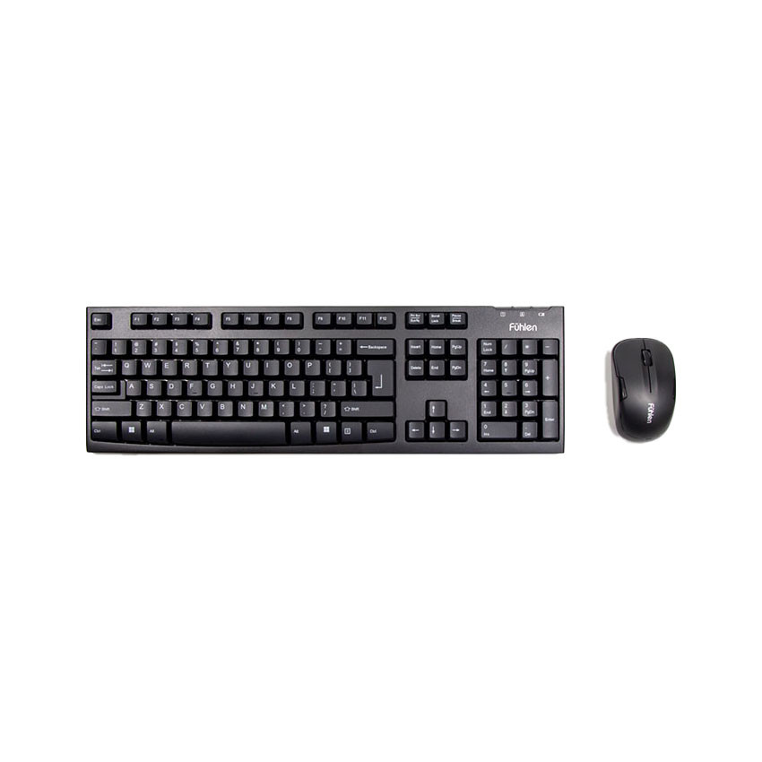 BỘ BÀN PHÍM CHUỘT KHÔNG DÂY FUHLEN A150G WIRELESS (WIRELESS 2.4GHZ/ĐEN)
