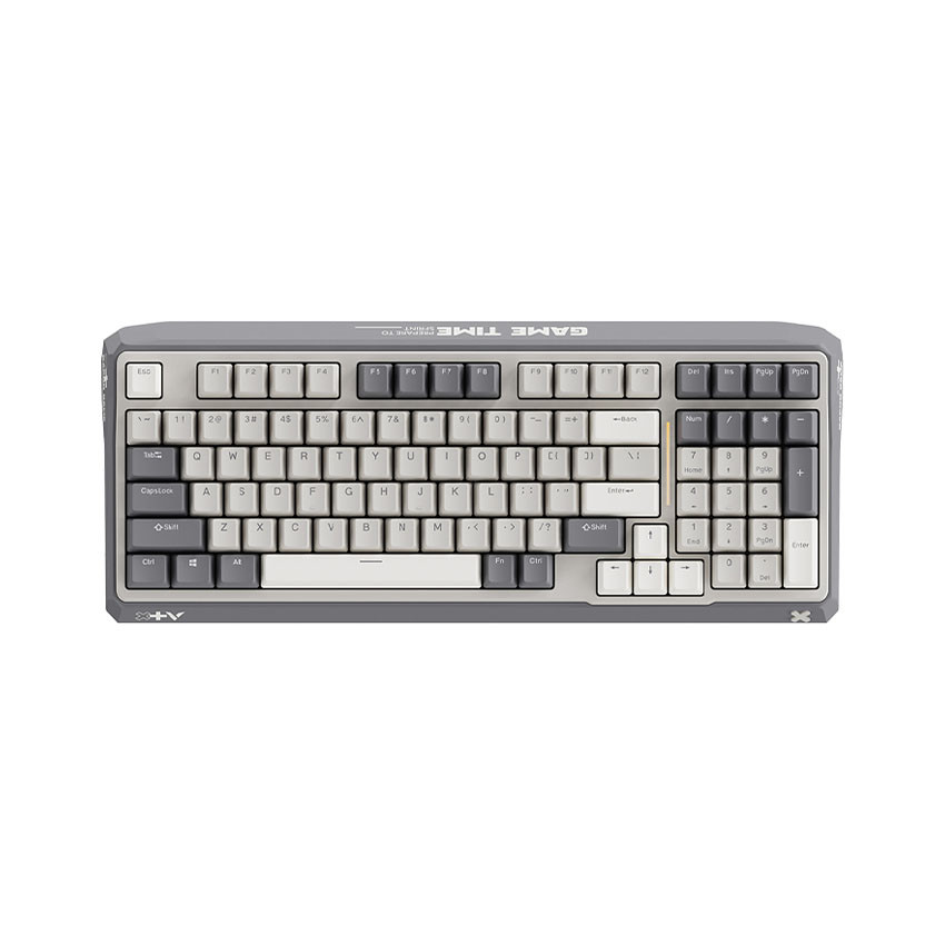 BÀN PHÍM CƠ RAPOO V750PRO - 98 BROWN GREY BEIGE (DÂY USB/OPTICAL BLUE SWITCH/LED RGB)
