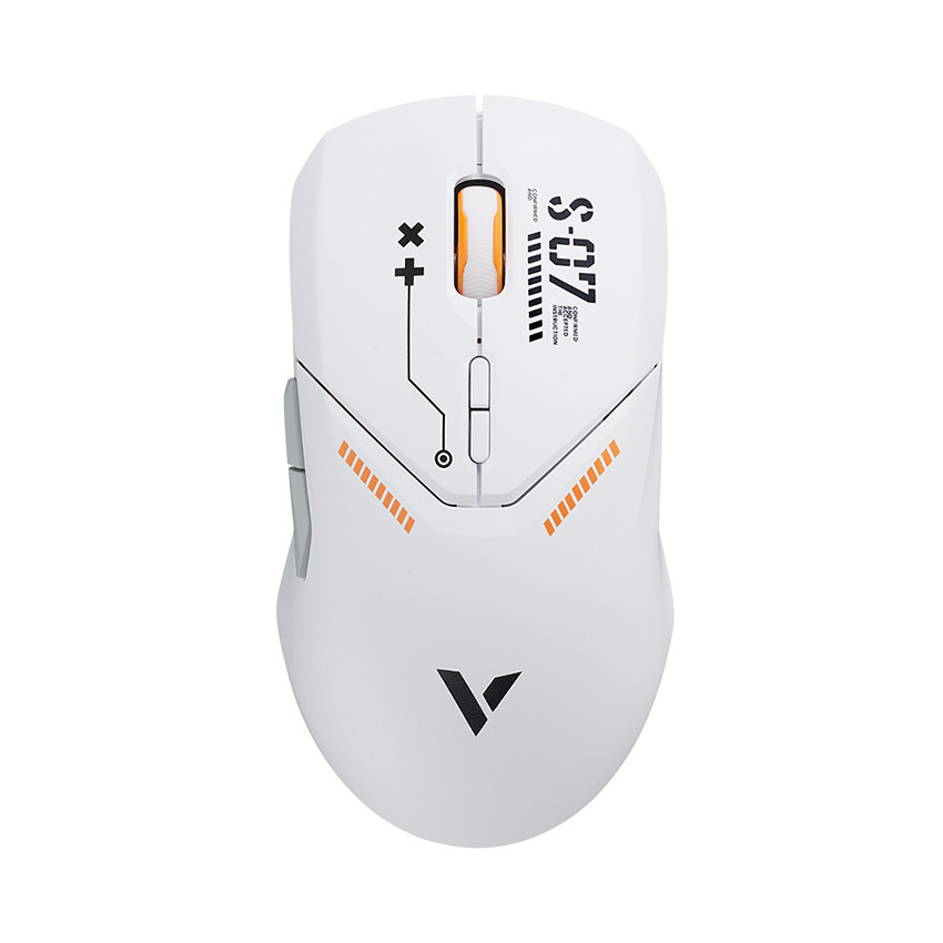 CHUỘT GAMING RAPOO VT9PRO REDLINE EDITION _ WHITE ORANGE (KẾT NỐI USB + WIRELESS 2.4G)