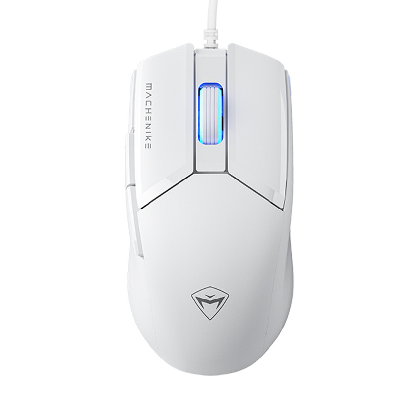 CHUỘT GAMING CÓ DÂY MACHENIKE M7 PRO WIRED WHITE