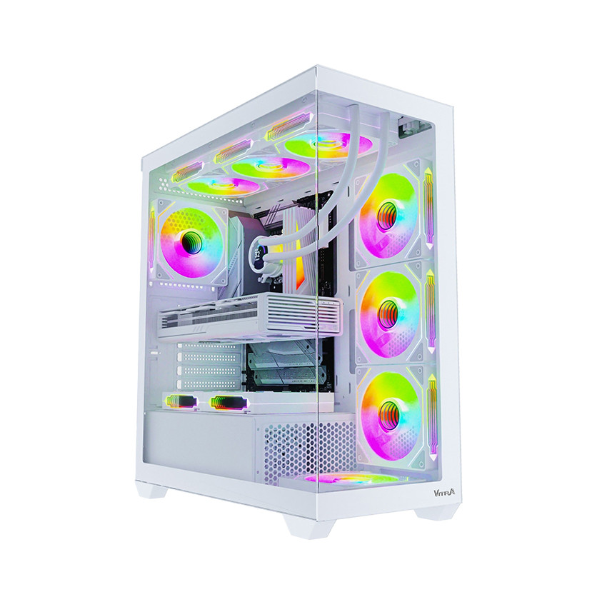 VỎ CASE VITRA ATLANTIS WX1 WHITE (ATX/MÀU TRẮNG)