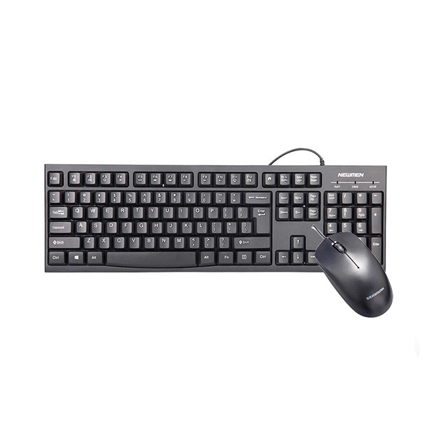 BỘ BÀN PHÍM CHUỘT CÓ DÂY NEWMEN T007 (USB/ĐEN)