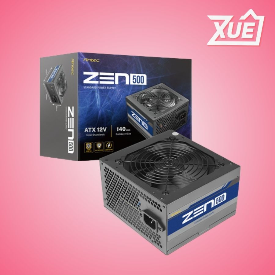 NGUỒN MÁY TÍNH ANTEC ZEN 500 (500W / 230V / NON-MODULAR)