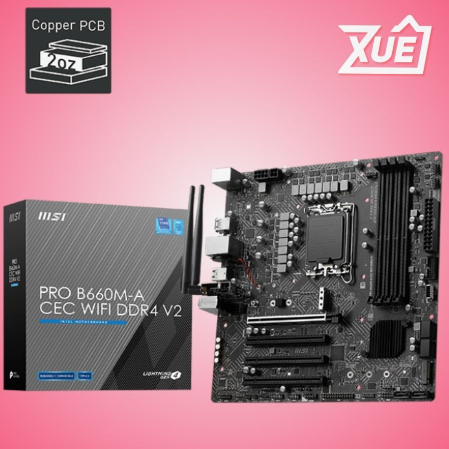 MAINBOARD MSI PRO B660M-A CEC WIFI DDR4 V2