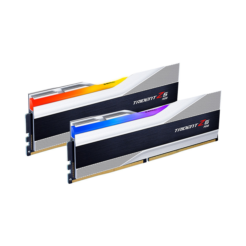 BỘ NHỚ TRONG GSKILL TRIDENT Z5 RGB SILIVER (F5-6000J3238G32GX2-TZ5RS) 64GB (2X32GB) DDR5 6000MHZ 